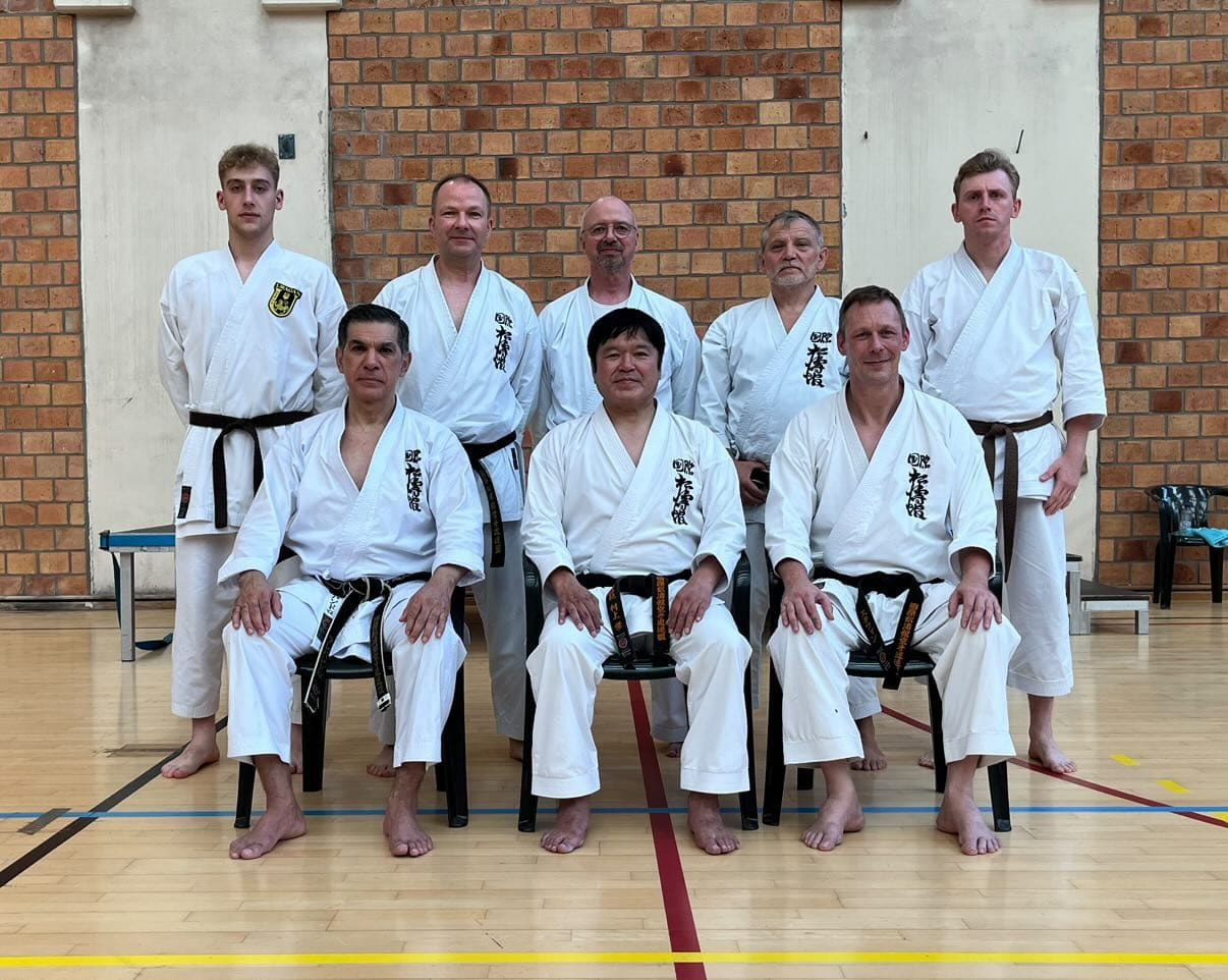Zdjęcie z seminarium karate 29th Summer Camp SKIF Belgium, Bütgenbach 5-7 lipca 2026 - Alejandro Castro Sensei 7 DAN, Shuseki Shihan Manabu Murakami 8 DAN, Stephane Castrique Sensei 7 DAN