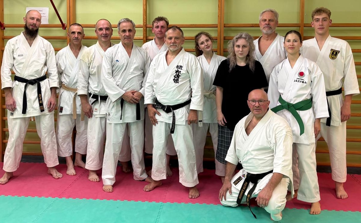 Zdjęcie z seminarium karate Sensei Fabrice Cammarata, Warszawa lipiec 2026 - Sensei Fabrice Cammarata 6 DAN Shotokan France
